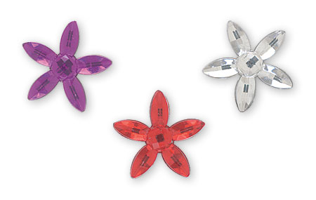 Medium Gem Star Flowers - Assorted